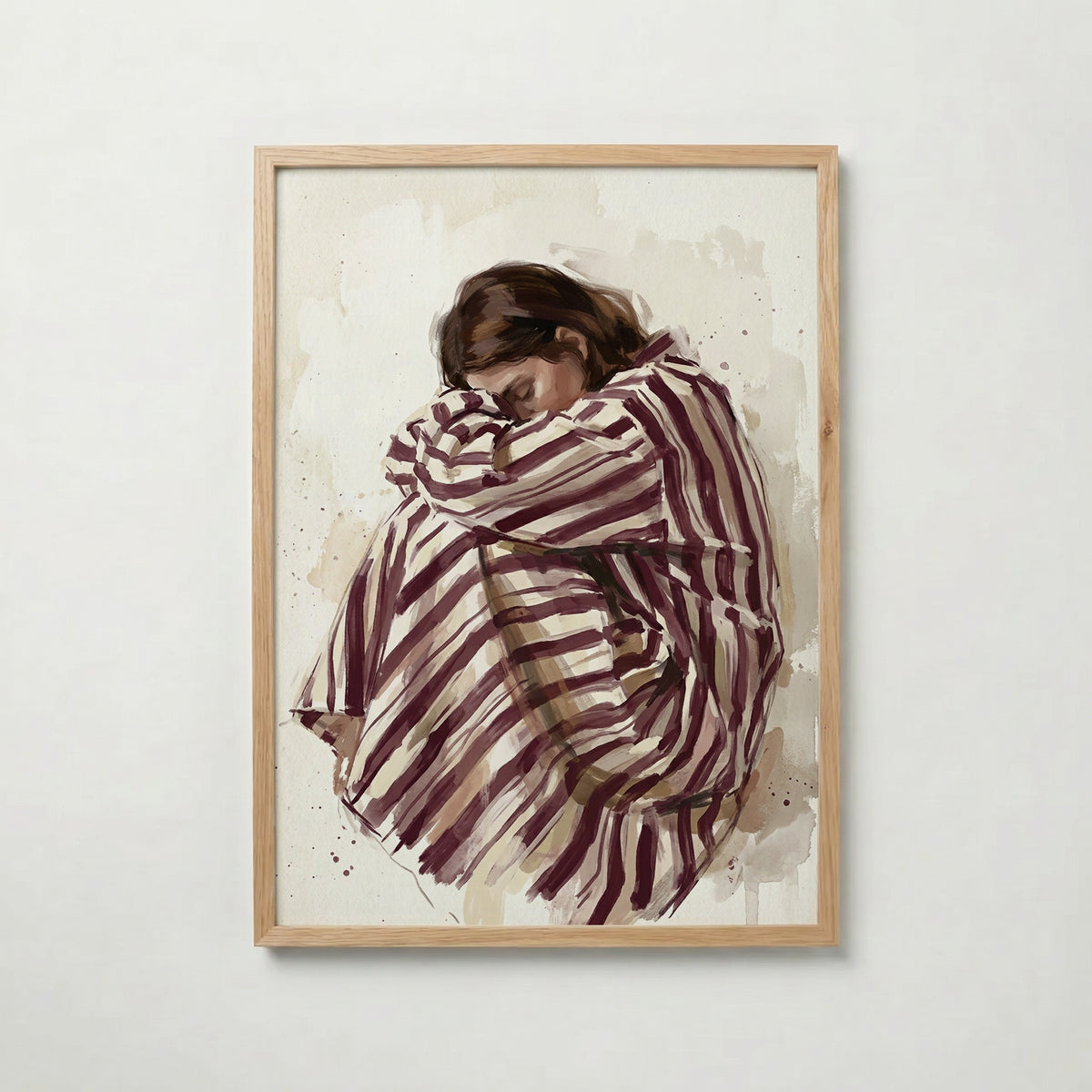 Striped Slumber Poster med ekram