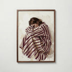 Striped Slumber Poster i vardagsrumsmiljö
