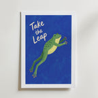 Take the Leap Poster – med passepartout