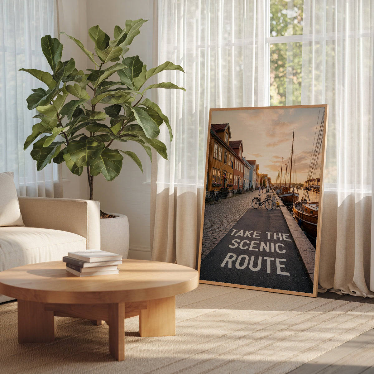 Take the Scenic Route Poster – i rum 3