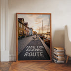 Take the Scenic Route Poster – i rum 4