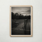 Tennis Court at Dusk Poster