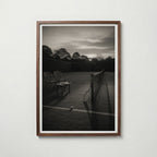 Tennis Court at Dusk Poster