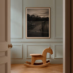 Tennis Court at Dusk Poster