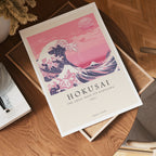 Storleksguide för The Great Wave Off Kanagawa – affisch från Bozetto i hög kvalitet