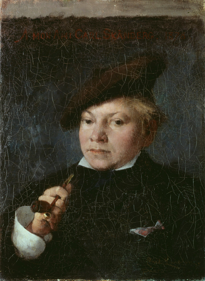 Carl Larsson The Artist Carl Skånberg 1878 Poster