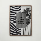 The Coolest Woman Poster – valnötsram