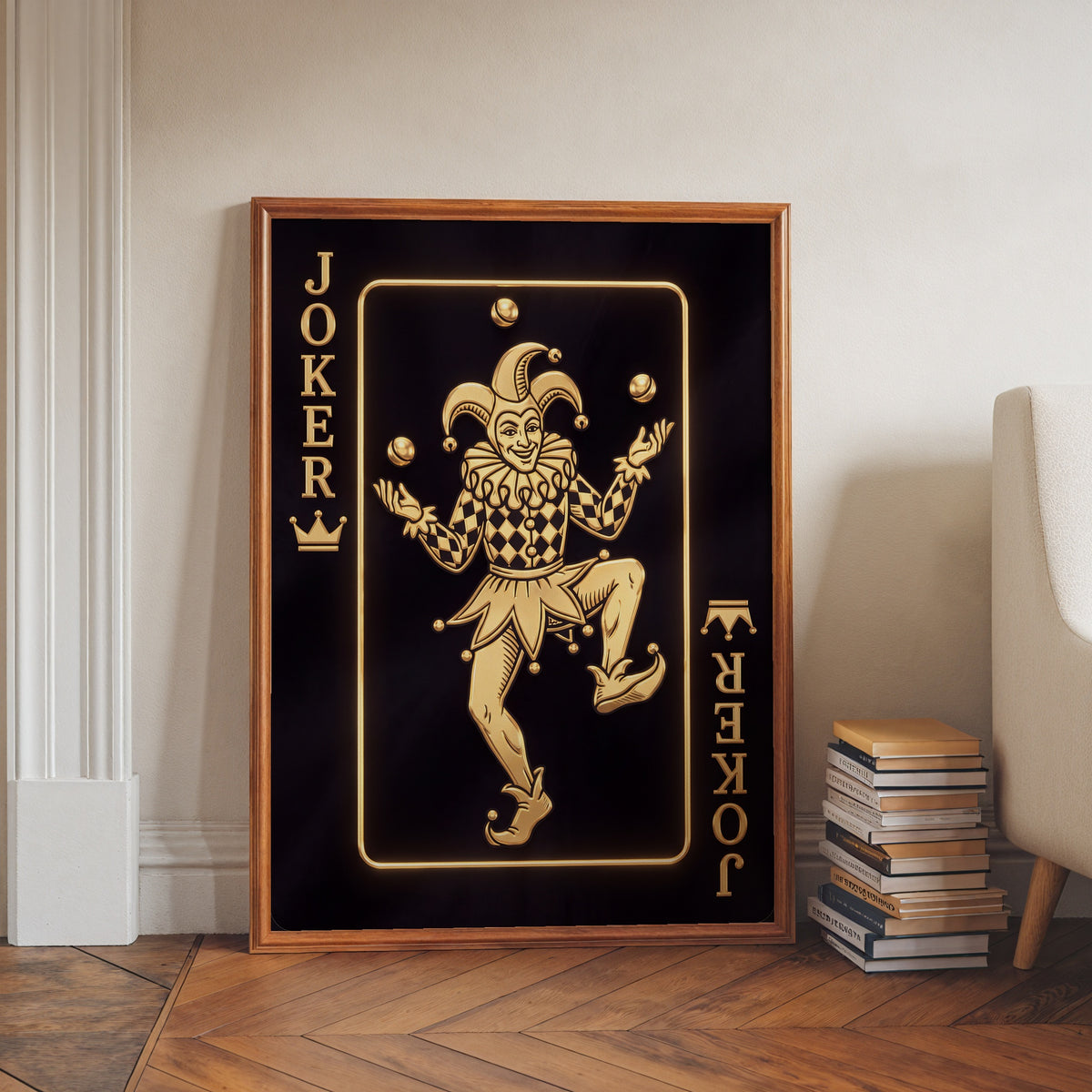 The Golden Juggler Joker Poster – i rum 3