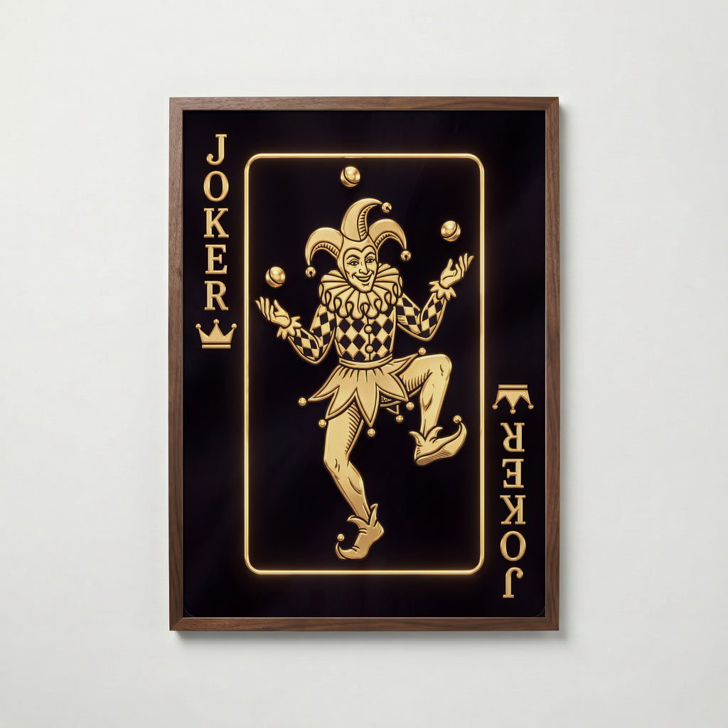 The Golden Juggler Joker Poster – valnötsram