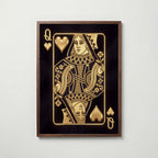The Golden Queen of Hearts Poster – valnötsram