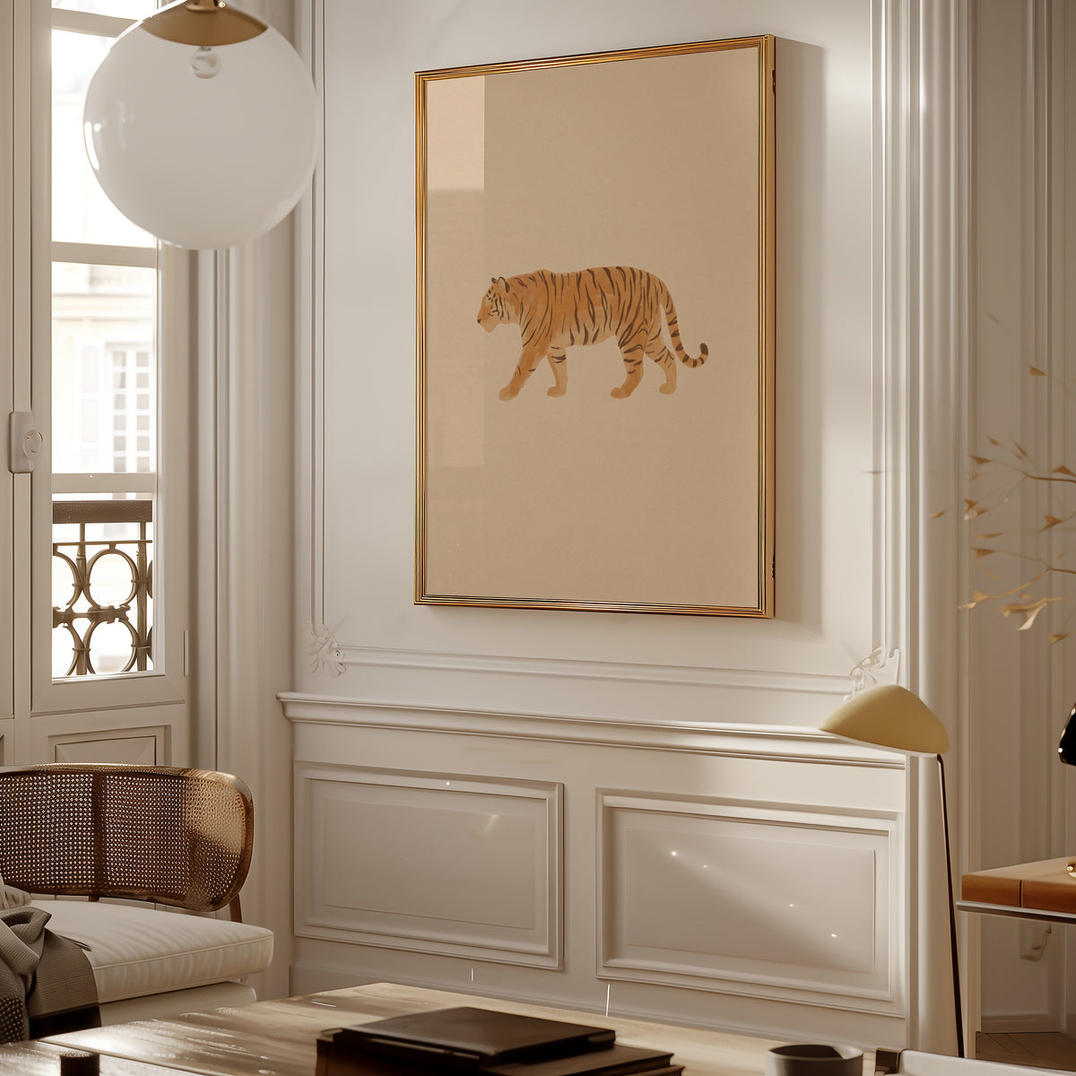 Tiger Stroll Poster – i rum 5