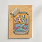 Tinned & Tanned Poster – canvas utan passepartout