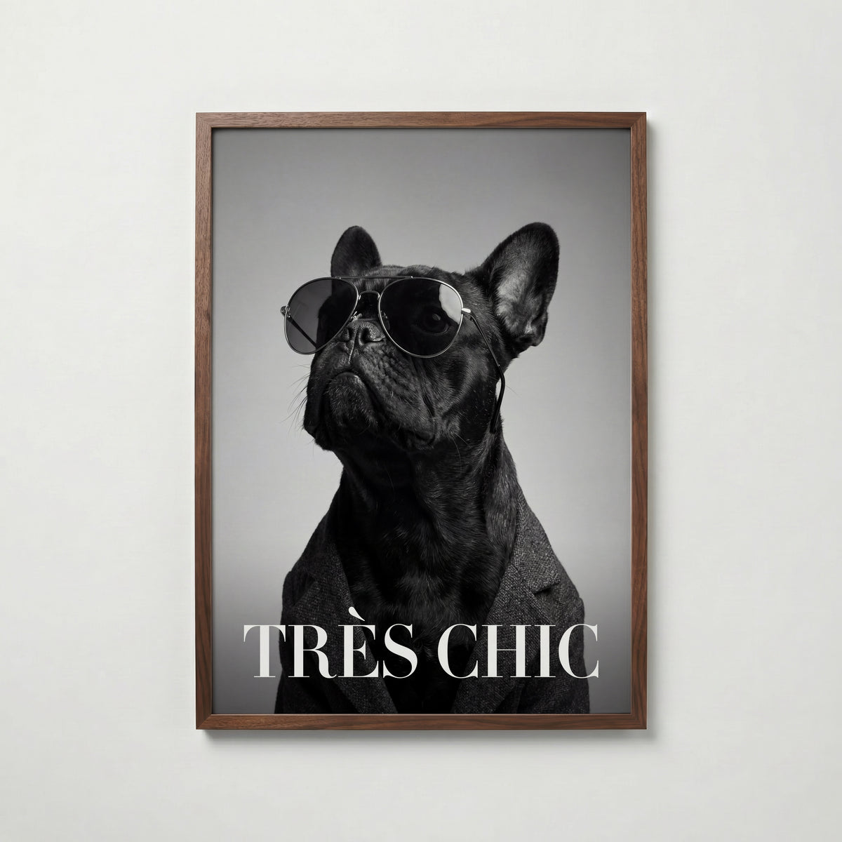 Très Chic Poster – valnötsram