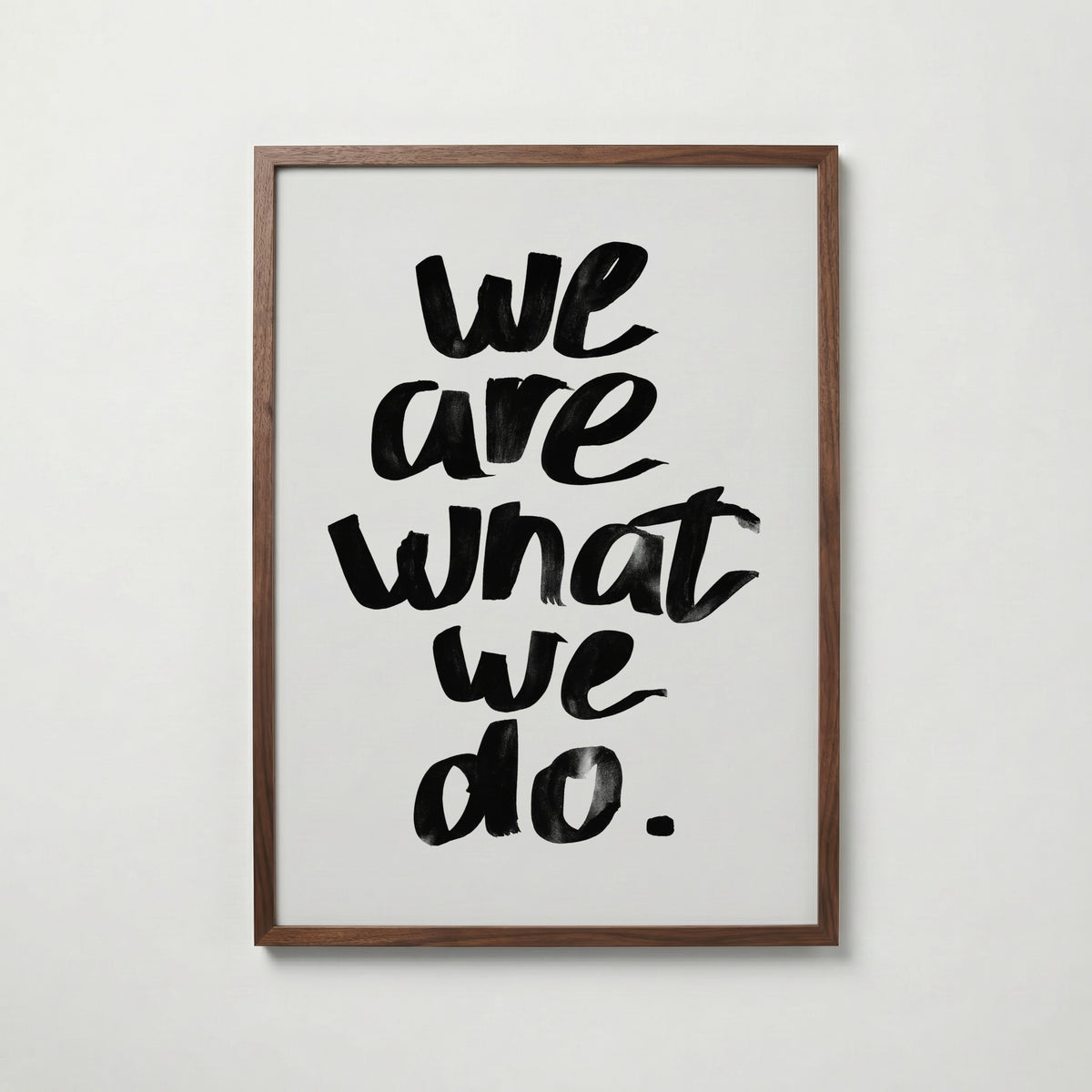 Brushstroke Manifesto Poster – valnötsram