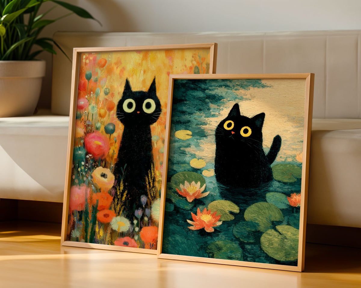 Bundle 2-pack Midnight Garden Duo – kuraterad postercollection som lyfter hemmet hos Bozetto