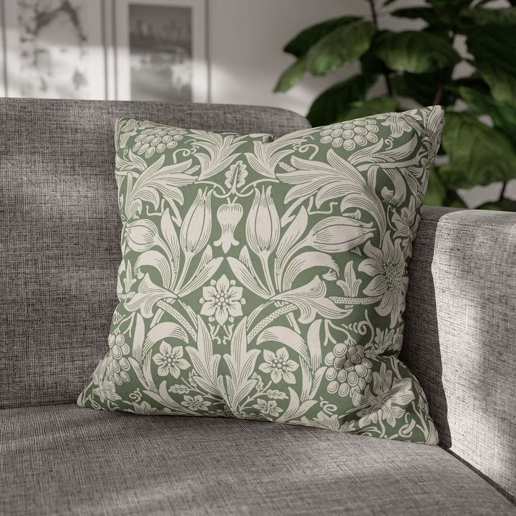Kuddfodral William Morris – Willow Sage