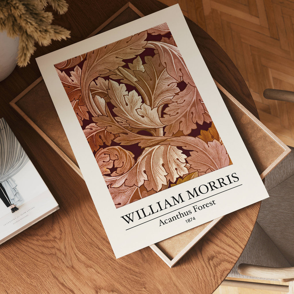 William Morris Acanthus – affisch med stilfullt motiv från Bozetto i hög kvalitet