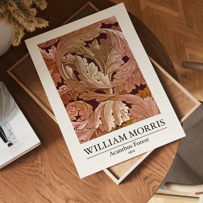 William Morris Acanthus Forest Poster