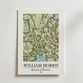William Morris Botanical Pattern affisch på neutral bakgrund – poster från Bozetto