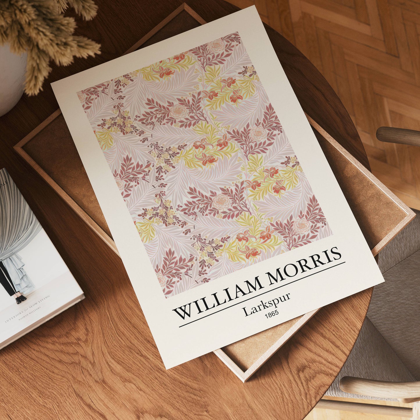 William Morris Larkspur Poster