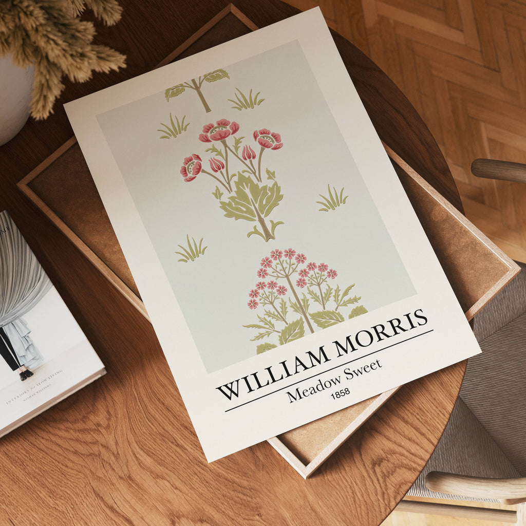 William Morris Meadow Sweet – affisch med stilfullt motiv från Bozetto i hög kvalitet