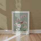 William Morris Anemones and Painted Lady Poster – i rum 5