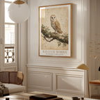 William Morris Barn Owl in Ivy and Roses Poster – i rum 2