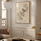 William Morris Chaffinch on Hawthorn Poster – i rum 3