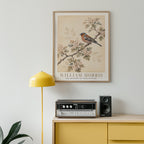 William Morris Chaffinch on Hawthorn Poster – i rum 4