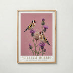 William Morris Goldfinches on Thistles Poster – ekram