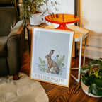 William Morris Hare Among Ferns and Forget-Me-Nots Poster – i rum 2