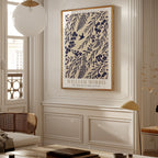 William Morris Indigo Willow Silhouette Poster – i rum 5