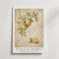 William Morris Lemon Branch in Bloom Poster – med passepartout