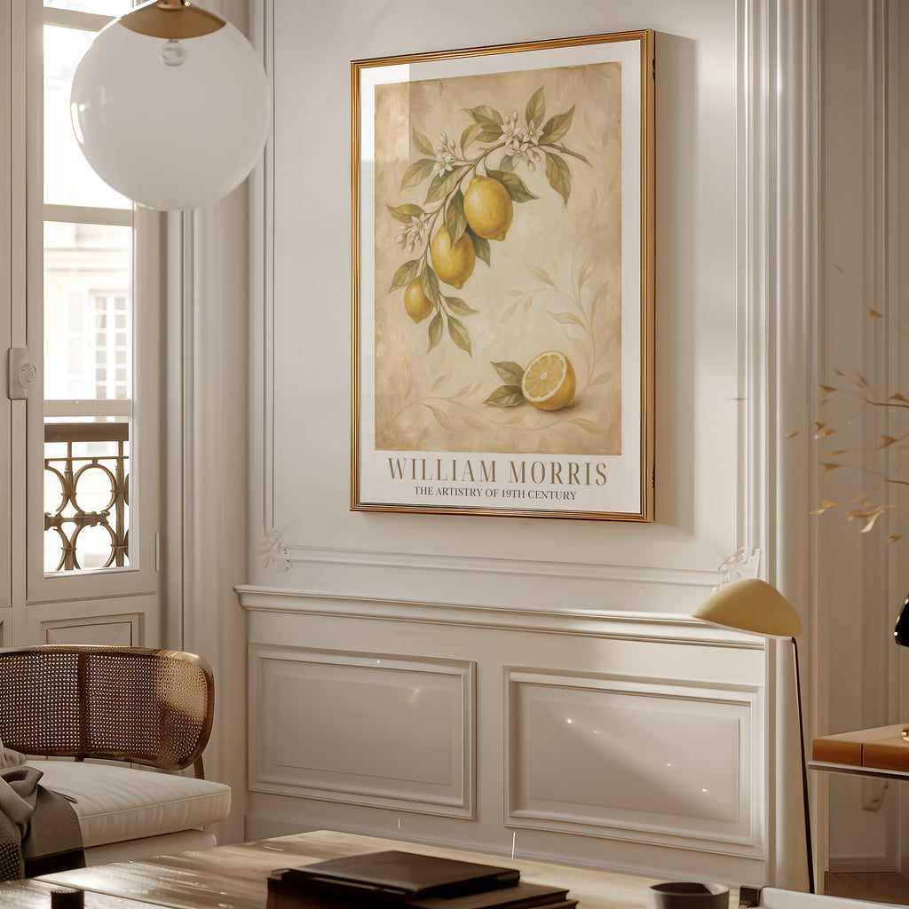 William Morris Lemon Branch in Bloom Poster – i rum 3
