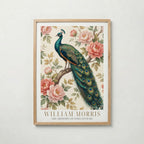 William Morris Peacock Among Peonies Poster – ekram