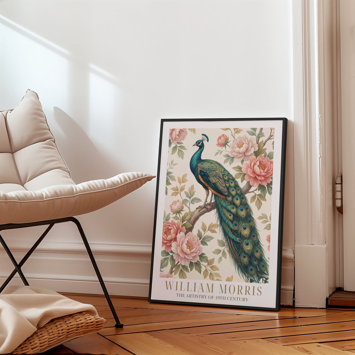 William Morris Peacock Among Peonies Poster – i rum 4