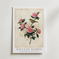 William Morris White-Eye and Camellias Poster – med passepartout