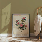 William Morris White-Eye and Camellias Poster – i rum 1