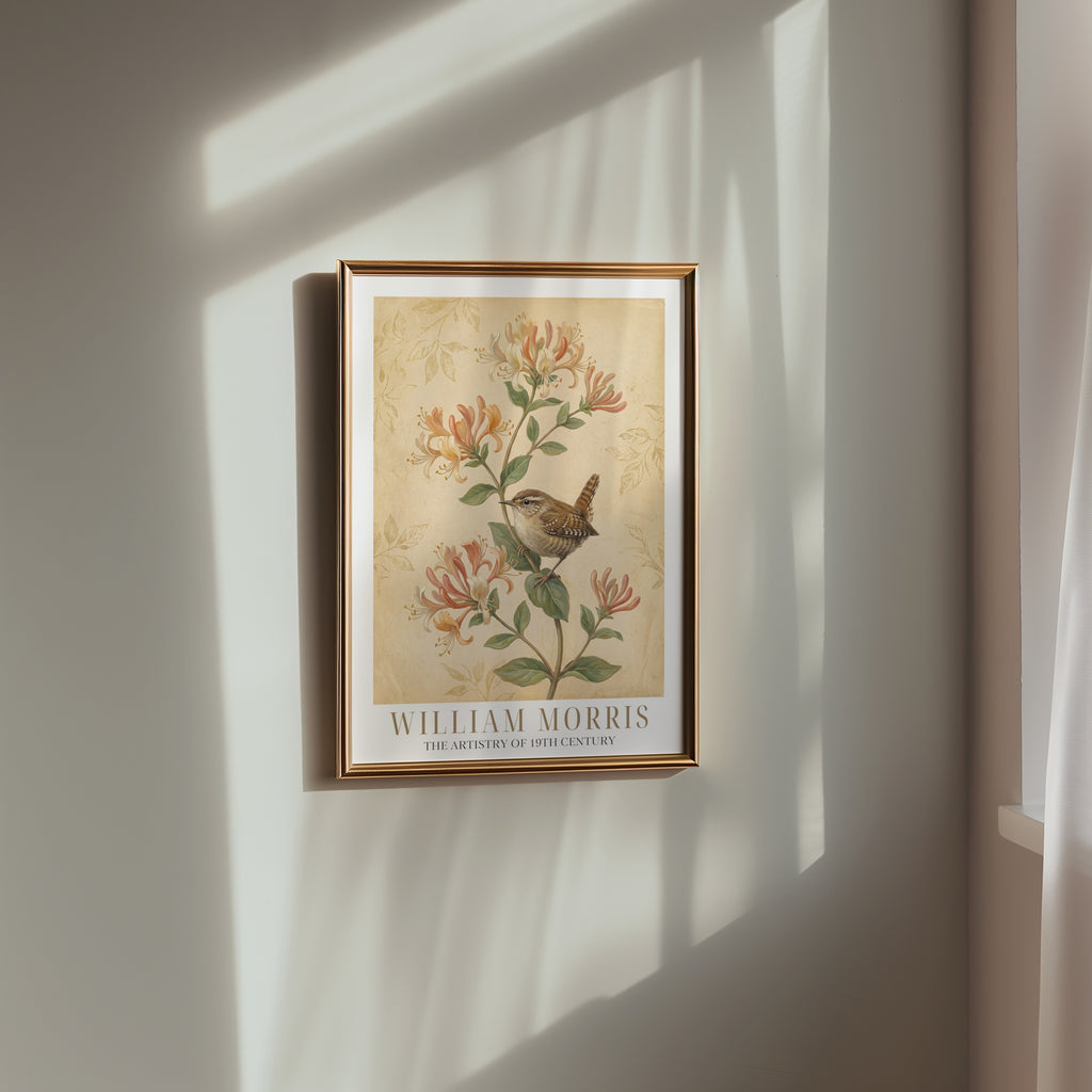 William Morris Wren in the Woodbine Poster – i rum 1