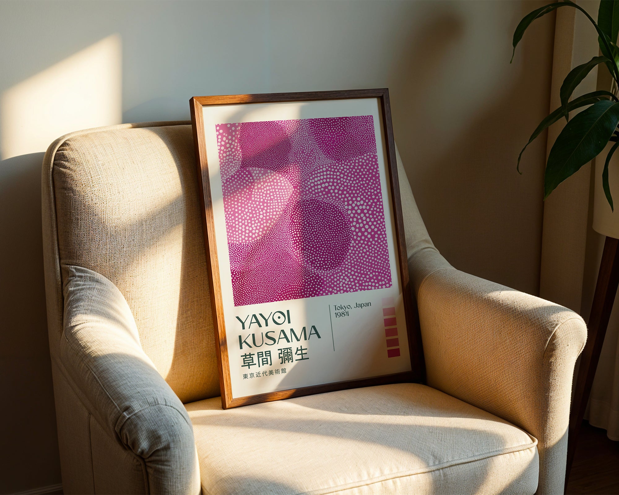 Yayoi Kusama Infinite Pink Dots Poster - Affisch – Bozetto