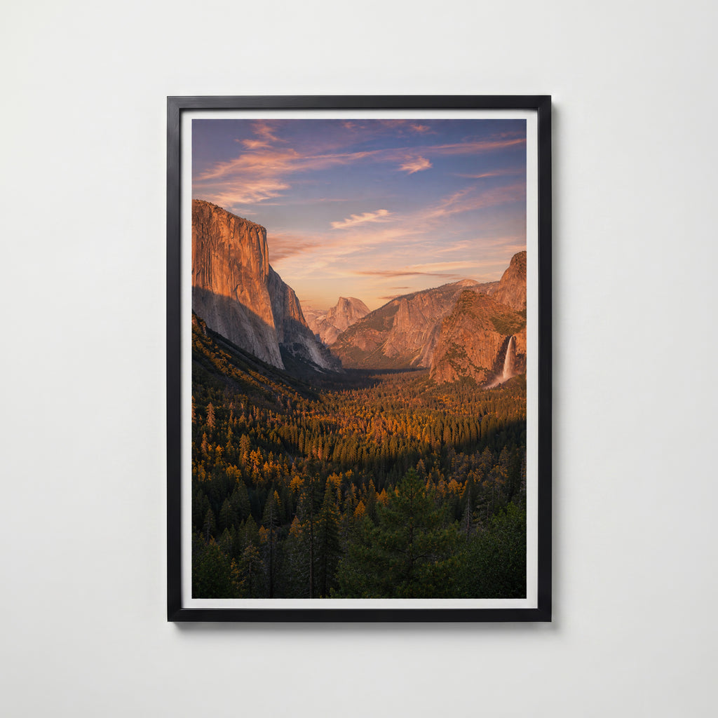 Yosemite Tunnel View Poster
