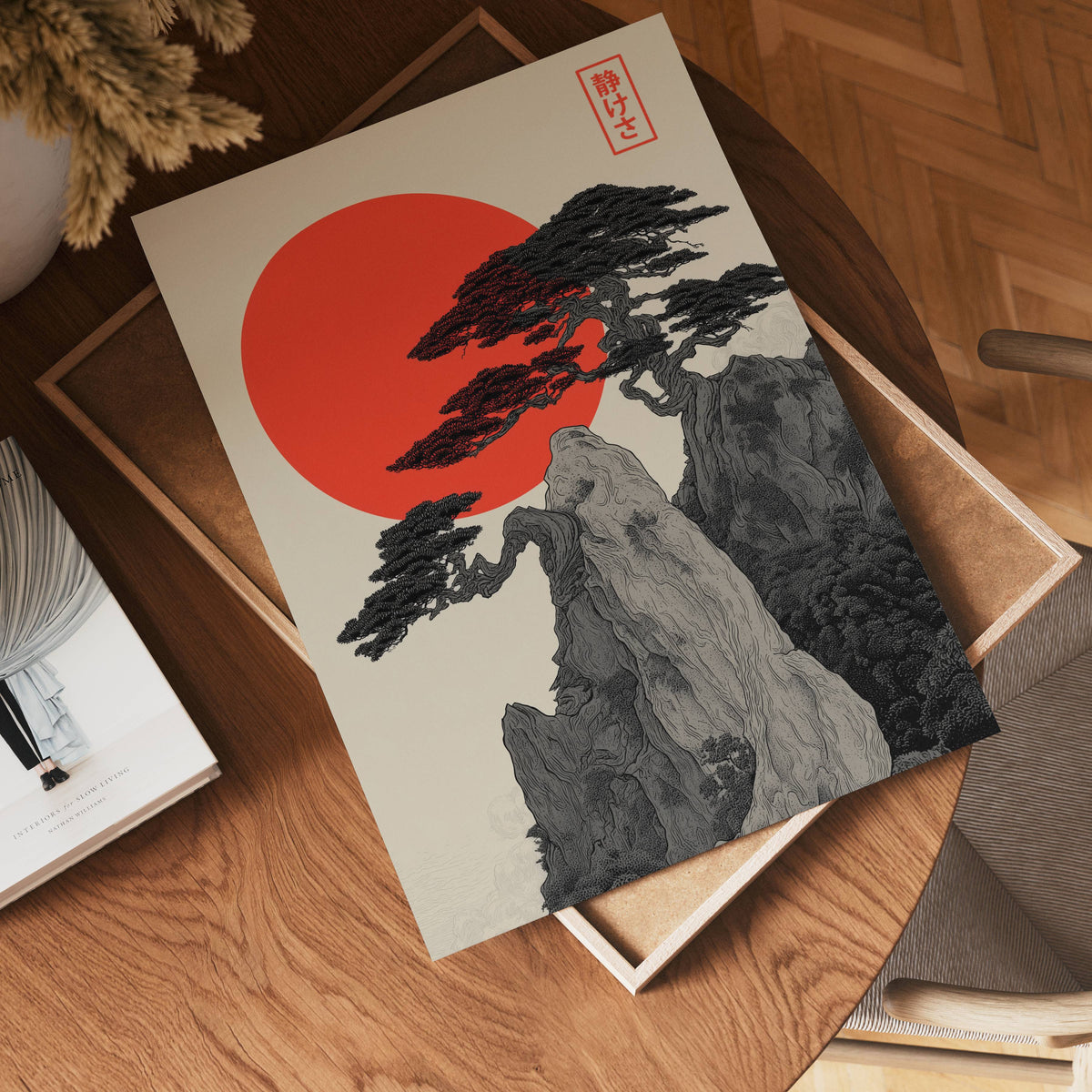 Zen Wall poster visad rakt fram – Bozetto affisch i hög tryckkvalitet i hög tryckkvalitet