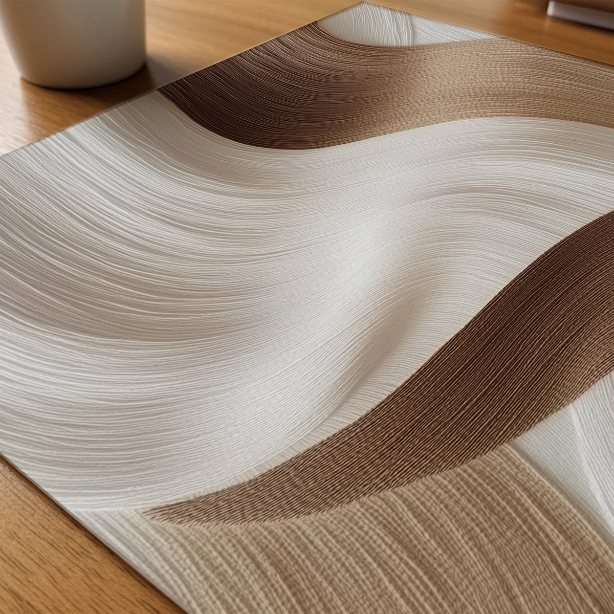 Abstract Flow No.3 poster paper_desk på skrivbord – Bozetto