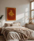 Celestial Mind Poster ovanför soffa, kosmiskt motiv, leverans 1 till 3 dagar
