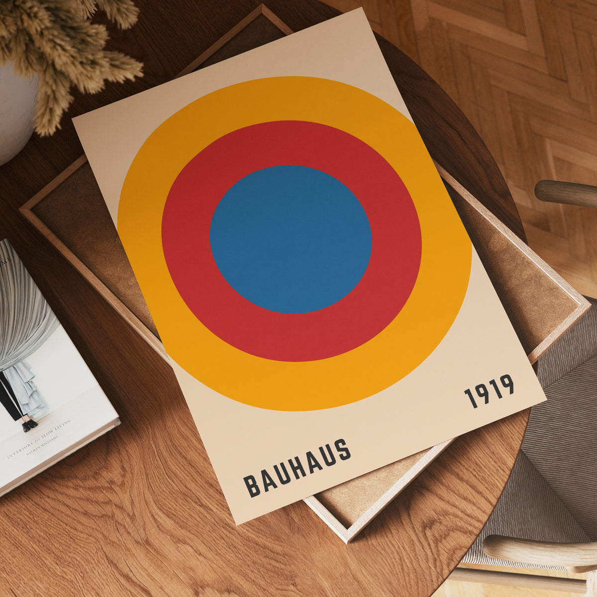Bauhaus Target poster visad rakt fram – Bozetto affisch i hög tryckkvalitet i hög tryckkvalitet