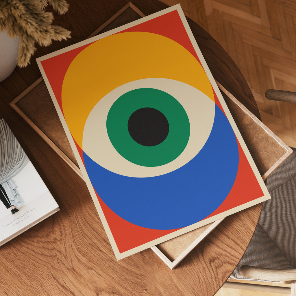 Bauhaus Focus poster visad rakt fram – Bozetto affisch i hög tryckkvalitet i hög tryckkvalitet