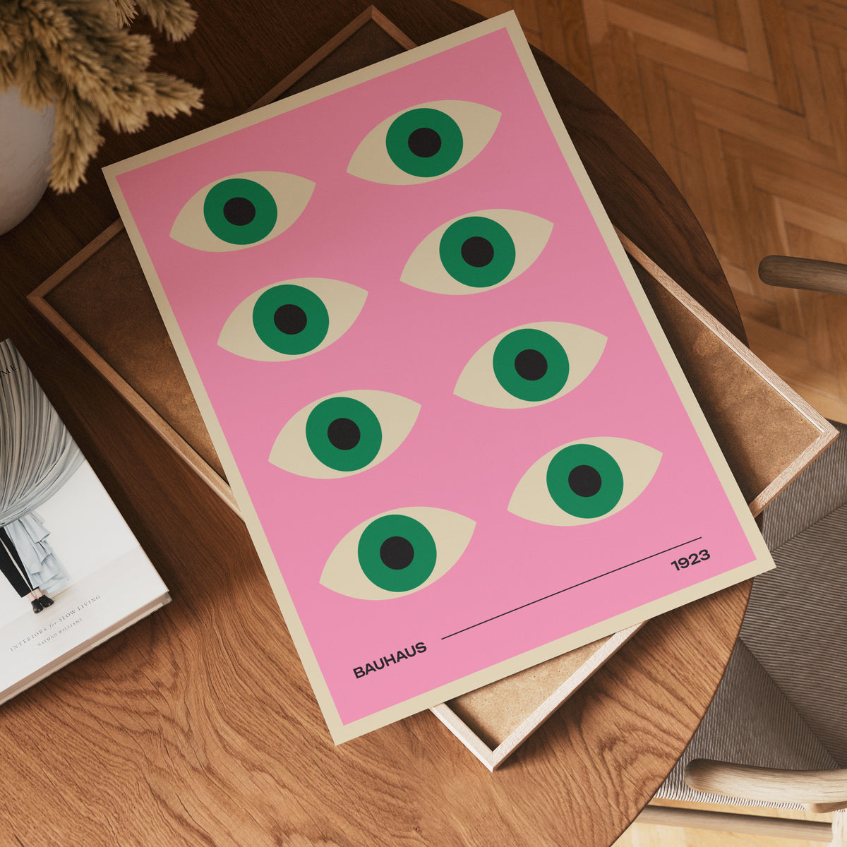 Bauhaus Vision poster visad rakt fram – Bozetto affisch i hög tryckkvalitet i hög tryckkvalitet
