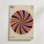 Bauhaus Spiral – stilfullt konsttryck från Bozetto, tryckt på matt finpapper i hög tryckkvalitet