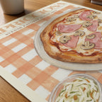 Capricciosa Pizza affisch som tryck på skrivbord – Bozetto