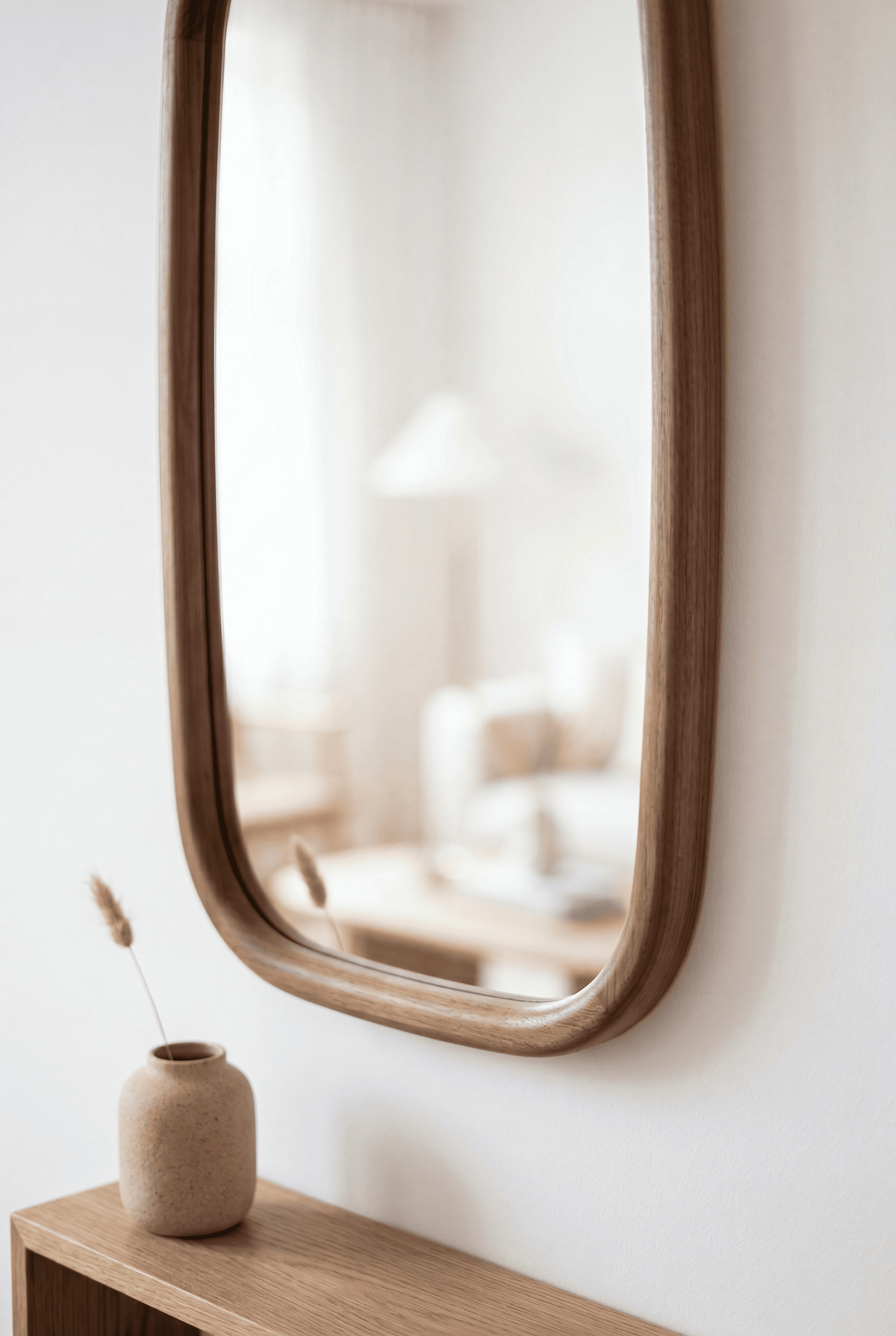 Siljan – Spegel med träram 40×80 cm